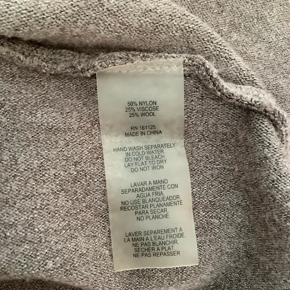 NWT Vila Milano Brown Heather Dolman Sleeve Sweater Sz-L - Picture 8 of 8